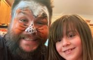Kevin with his daughter Elodie, Source: Kevin’s Instagram